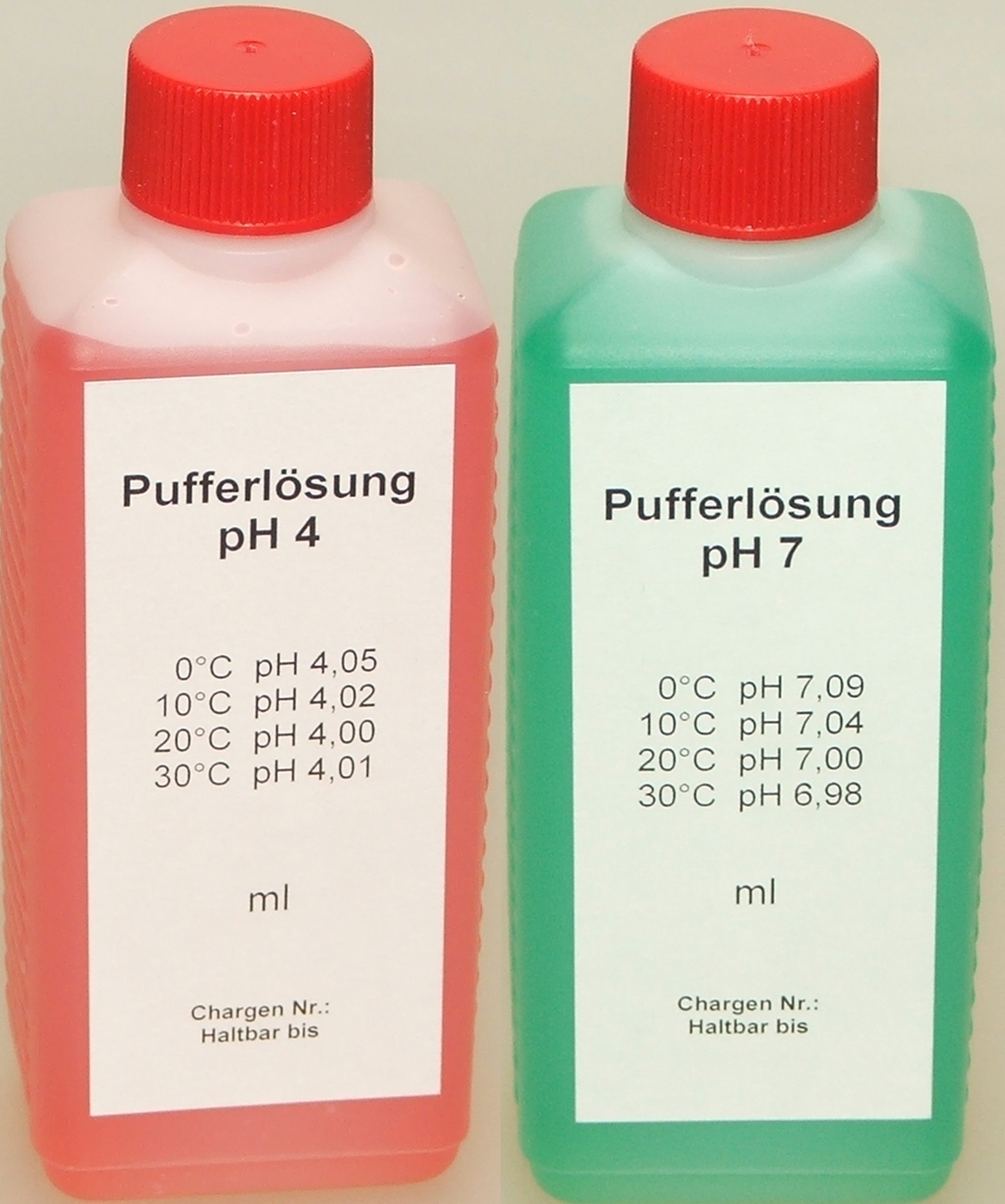 Pufferlösung / Eichlösung Set je 1000 ml pH4 + pH7
