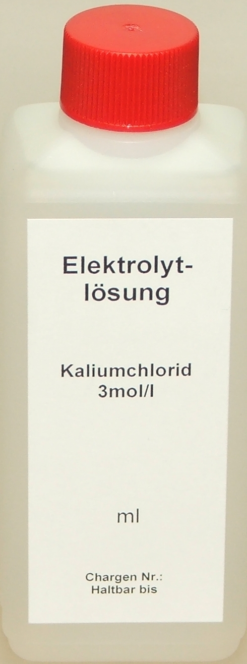 KCl Kaliumchlorid 3mol/l  100 ml Elektrolytlösung