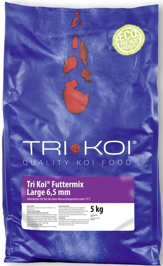 Tri Koi® Futter Mix Large (6,5mm) unter 15°C, 10 kg