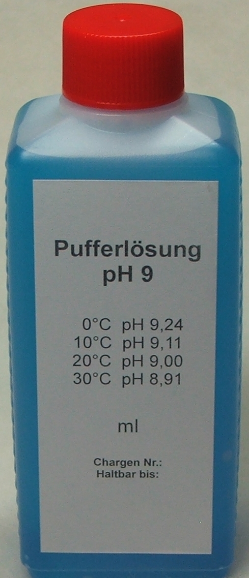 Pufferlösung / Eichlösung pH9 100 ml