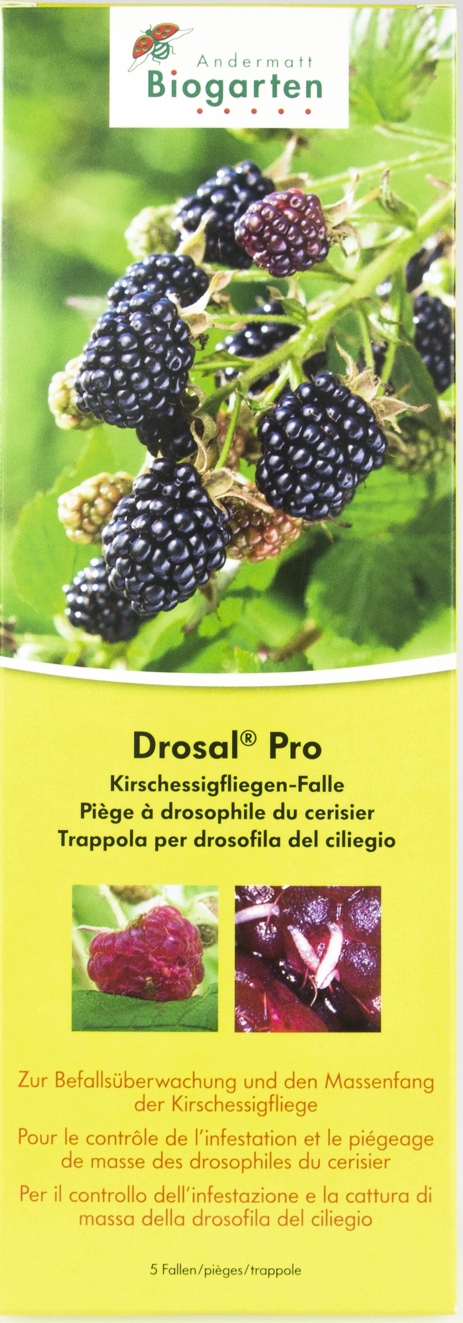 Drosal® Pro Kirschessigfliegenfalle 5 Stück